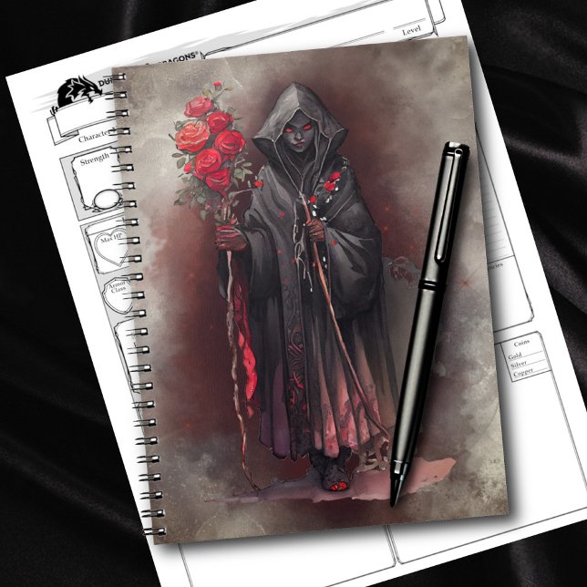 Carnet sorcellerie | Sorcière foncée foncée foncée brilla (Créateur téléchargé)