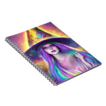 Sorcière mythique dans un Casquette Éffrayant Dépl