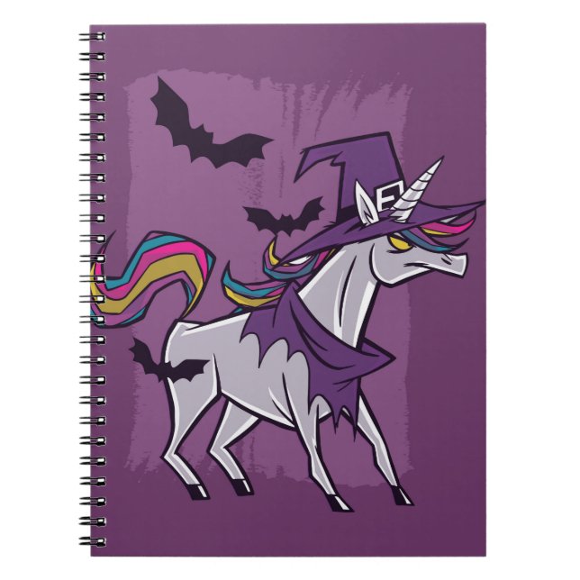 Carnet Sorcière Unicorne (Devant)