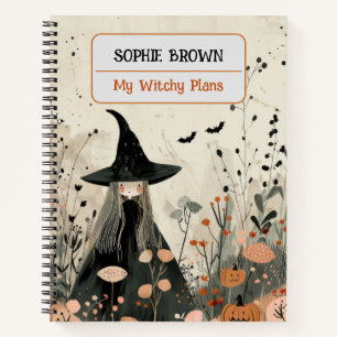 Carnet Sorcière Whimsical Foliage Automne Mes plans de cu