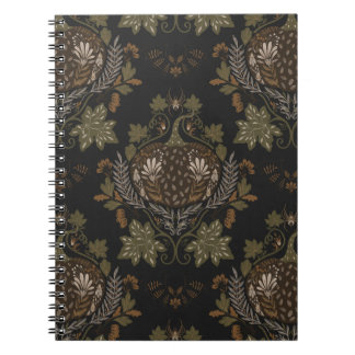 Carnet Sortir Vine Folkloric Halloween Citrouille Motif