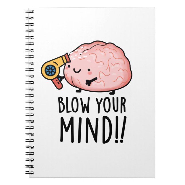Carnet Souffle ton de cerveau drôle (Devant)