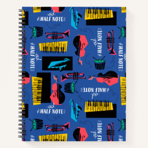 Carnet Soul Jazz Instrument Motif