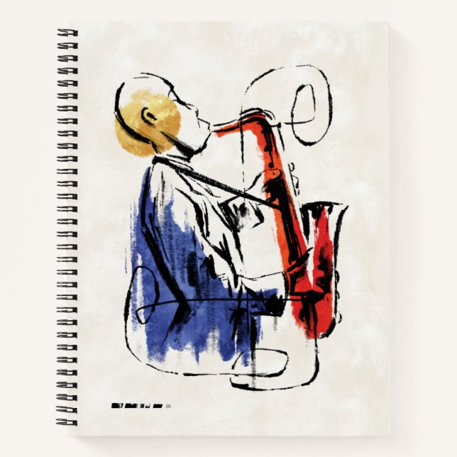 Carnet Soul | Lecteur Saxophone Art éditorial (Devant)