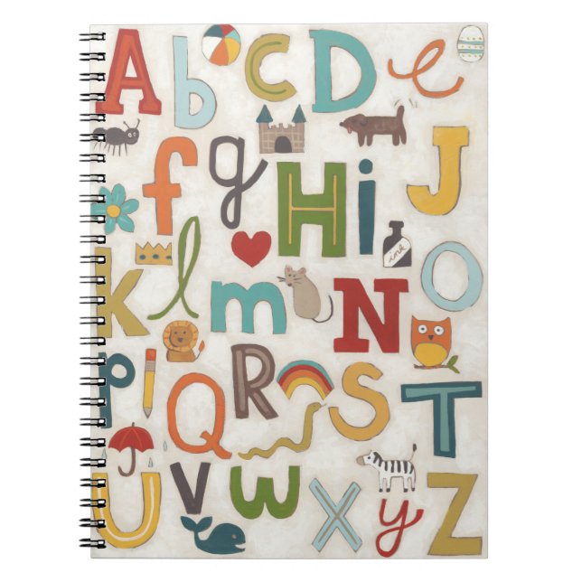 Carnet Soupe Alphabet (Devant)