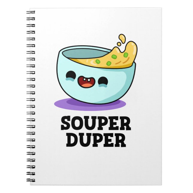 Carnet Souper Duper Blague de Soupe Drôle  (Devant)