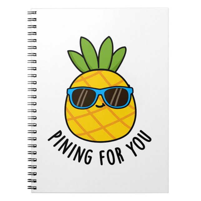 Carnet Soupirant pour vous Punir drôle de l'ananas  (Devant)