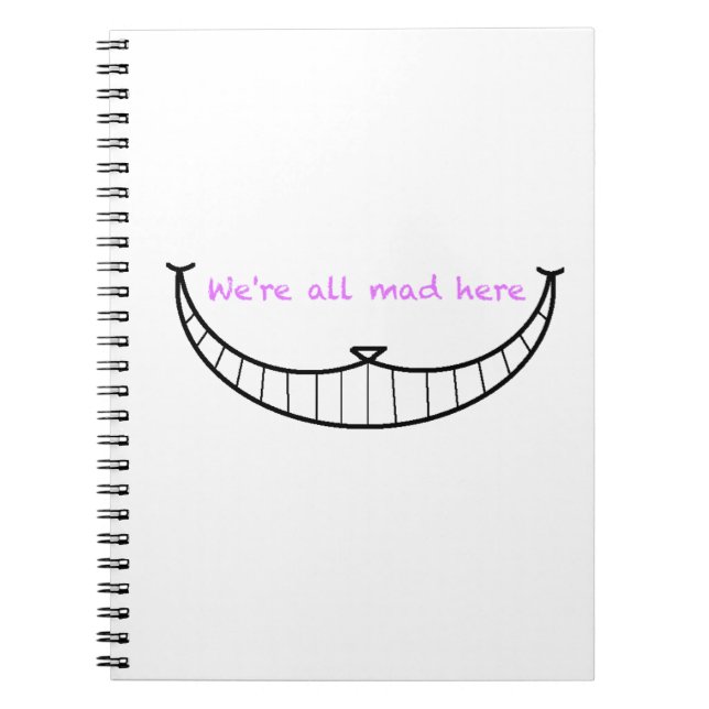 Carnet Sourire de chat de Cheshire (Devant)