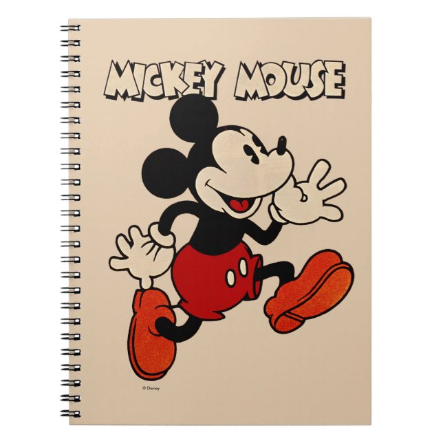 Carnet Souris Mickey vintage (Devant)