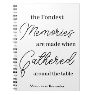 Carnet Souvenirs à retenir