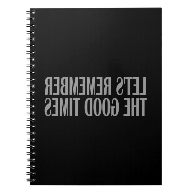 Carnet Souvenons-nous des bons moments (Devant)