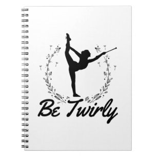 Carnet Soyez téméraire Baton Twirling Dance Idée cadeau