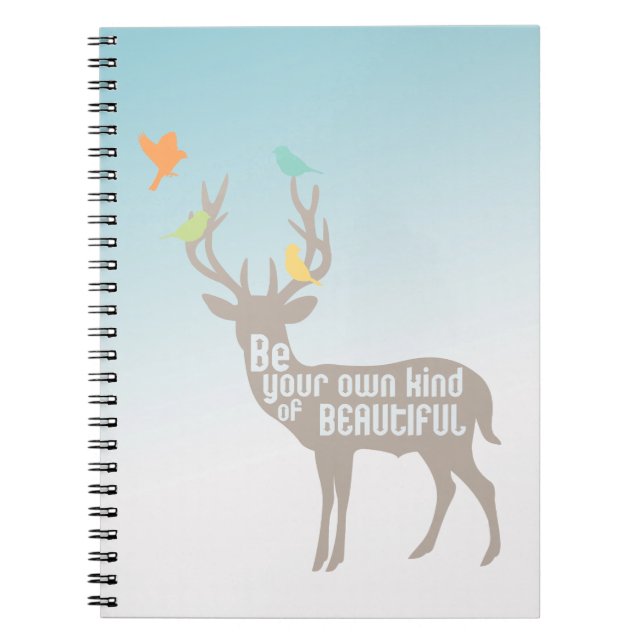 Carnet Soyez votre propre espèce de beauté (Devant)