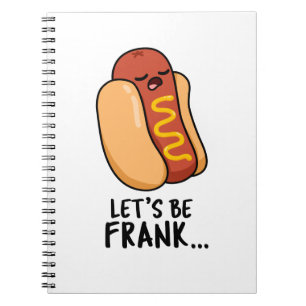 Carnet Soyons Frank Funny Frankfurter Pun