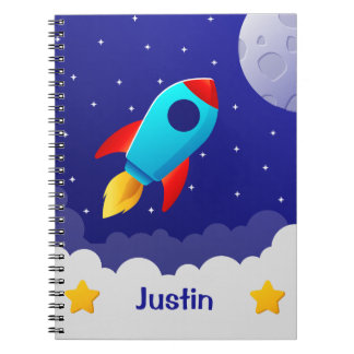 Carnet Space Adventure Rocket Design