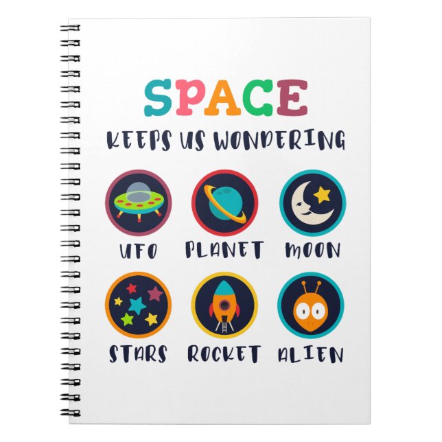 Carnet Space keeps us wondering (Devant)