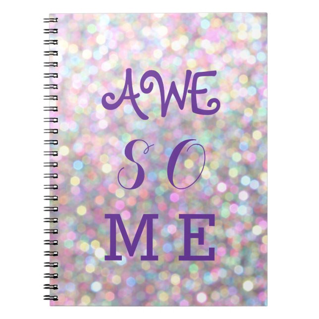 Carnet Sparkly AWESOME (Devant)