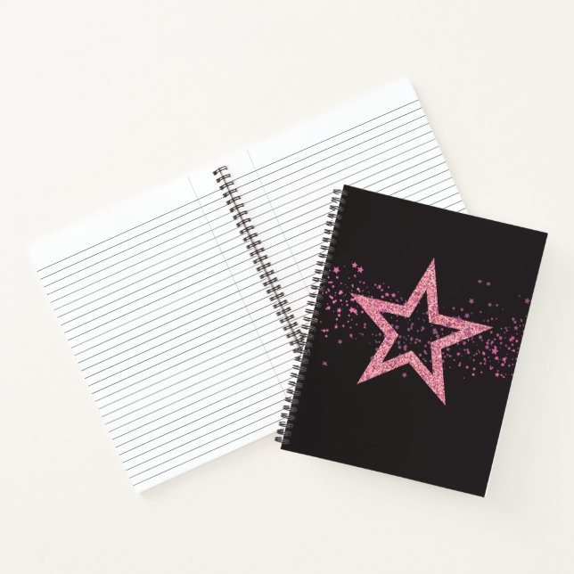Carnet Sparkly Star Baby Pink pretty (Intérieur)