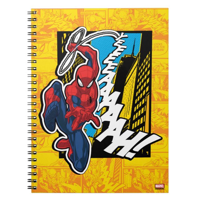 Carnet Spider-Man | Panneau de bande dessinée Pop Art qui (Devant)