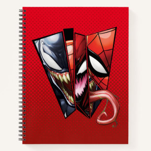 Carnet Spider-Man Venom, Carnage, & découpage Spider-Ma