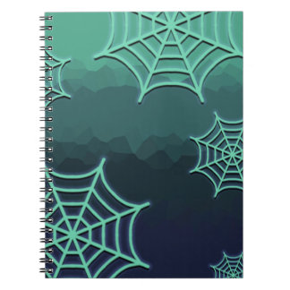 Carnet Spiderweb vert