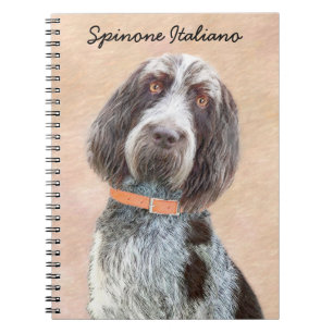 Carnet Spinone Italiano Painting - Cute Original Dog Art