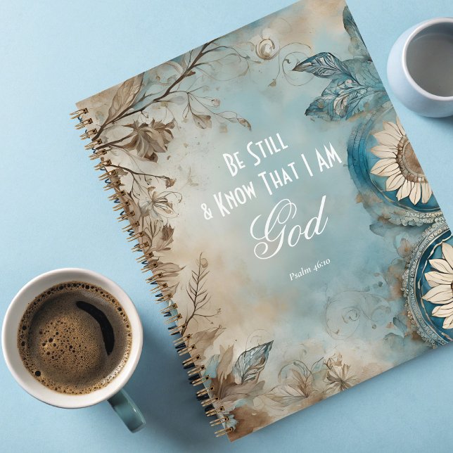 Carnet spiral (Be Still and Know I am God.  Christian Study Notebook)