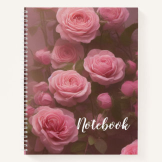 carnet spiral 8,5 x 11 - Rose