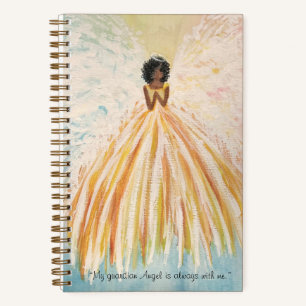 Carnet spiral à deux côtés de l'impression Angel