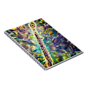 Carnet spiral à la lueur