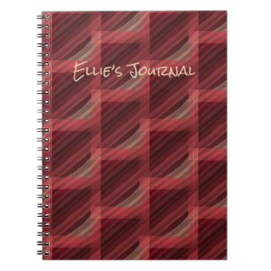 Carnet Spiral Abstrait personnalisé