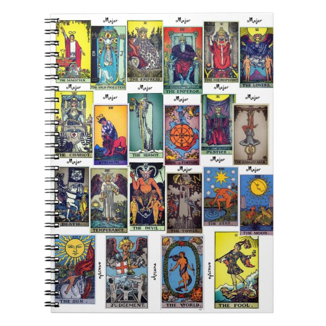 Carnet Spiral Arcana Tarot (Devant)
