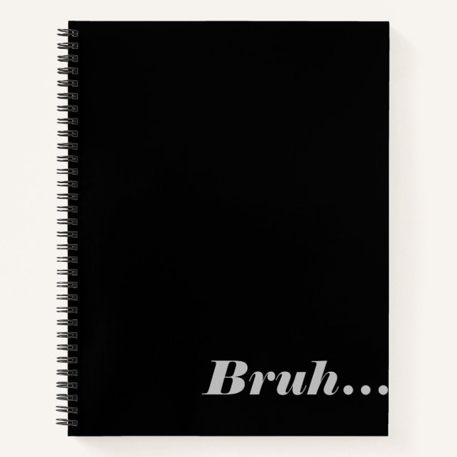 Carnet spiral avec mots (Devant)