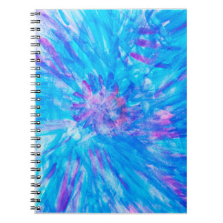 Carnet spiral avec peintures originales