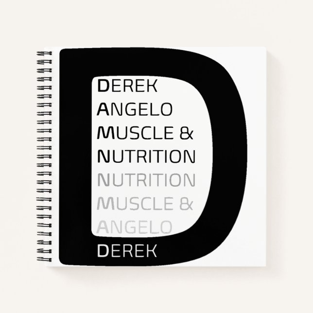 Carnet Spiral Big D (Devant)