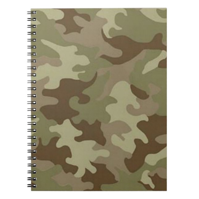 Carnet spiral Camouflage (Devant)