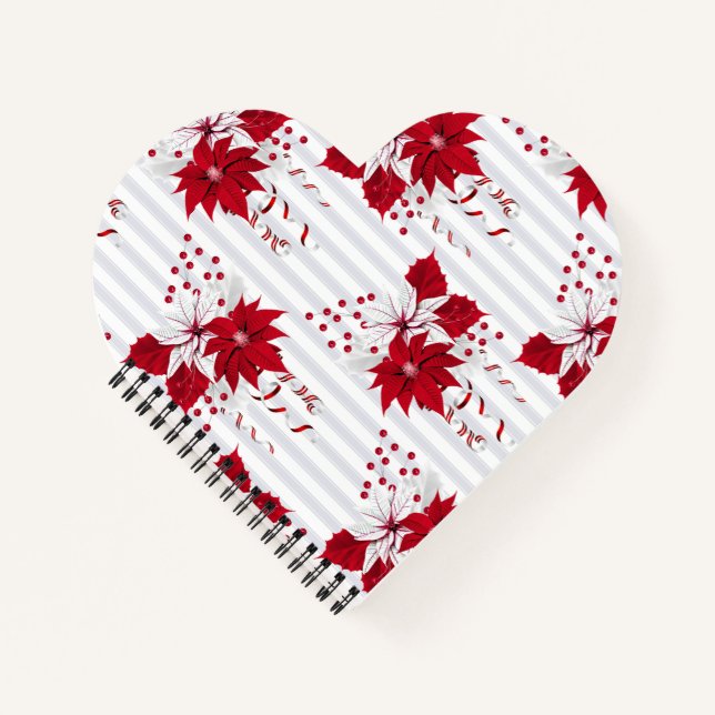 Carnet Spiral, Carnet Spiral En Forme Coeur (Devant)