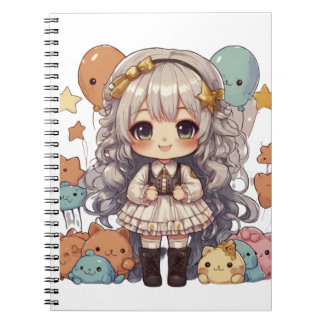 carnet spiral chibi