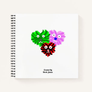 Carnet Spiral Coeur Fuzzies