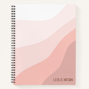 Carnet Spiral Conçu Boho Retro