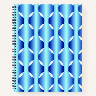 Carnet spiral de Blues tissé
