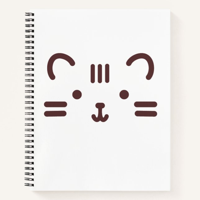 Carnet spiral de chat (Devant)