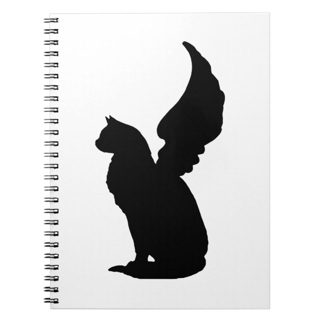 Carnet spiral de chat Angel (Devant)
