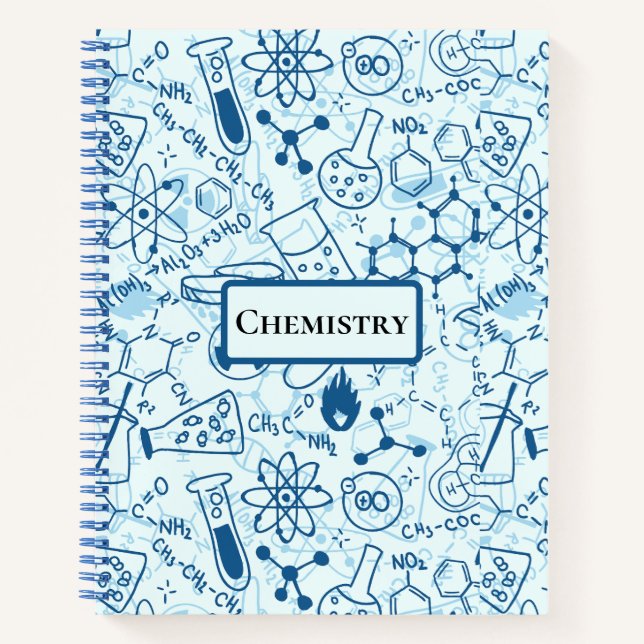 Carnet spiral de chimie (Devant)