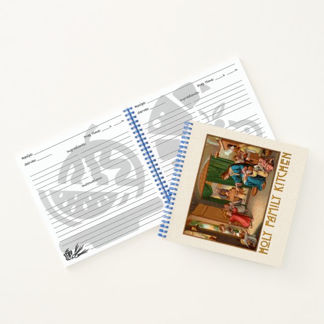 Carnet Spiral de cuisine de la Sainte Famille (Intérieur)