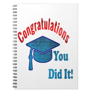 Carnet Spiral De Graduation Pour Les Étudiants De 