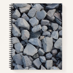 Carnet spiral de gravier