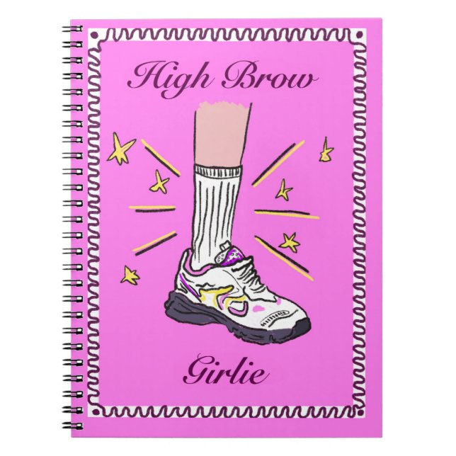 Carnet Spiral de la Girlie à haut niveau (Devant)