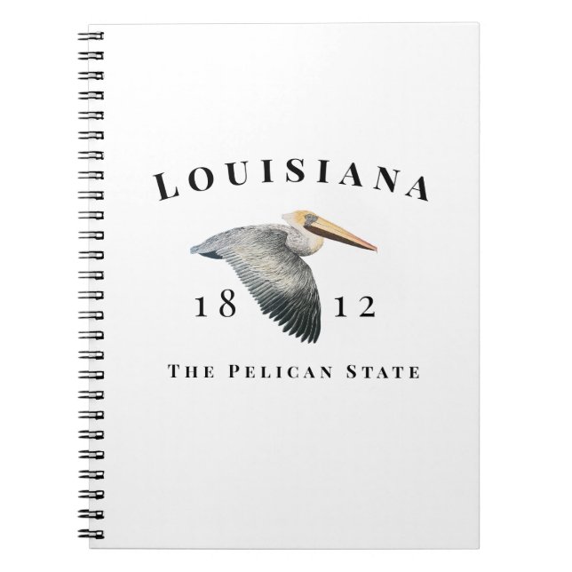 Carnet spiral de l'État du Pélican 1812 (Devant)