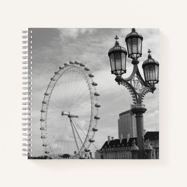 Carnet Spiral de London Eye (Devant)